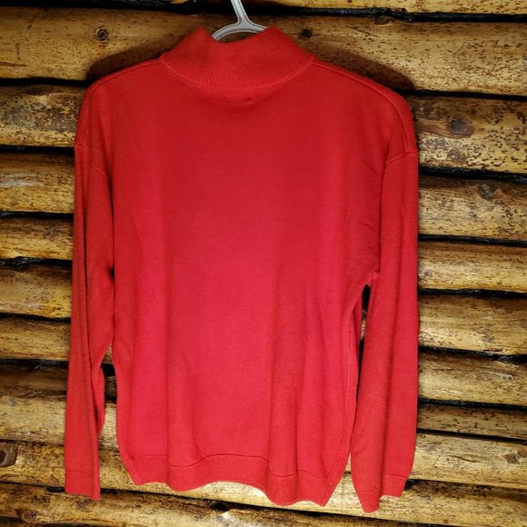 Vintage Mock Neck Sweater With Pearl Details Medium - Picture 6 of 9